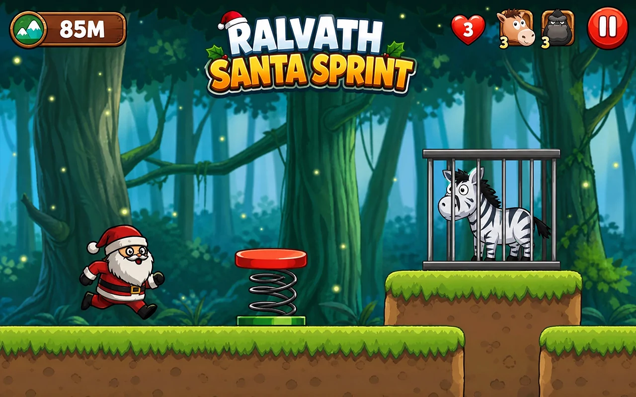 Ralvath Santa Sprint gameplay 3